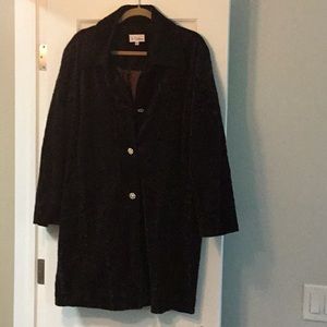 Stylish velvet jacket